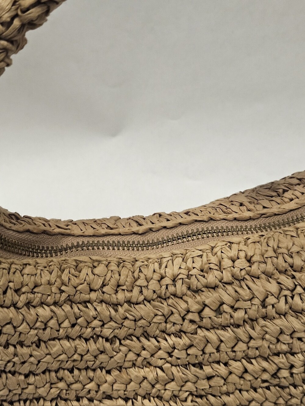 LSpace Aya Raffia Shoulder Bag Circle Bag Purse - Picture 6 of 7